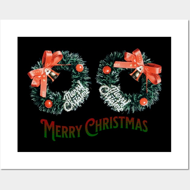 Merry christmas Wall Art by DesignVerseAlchemy